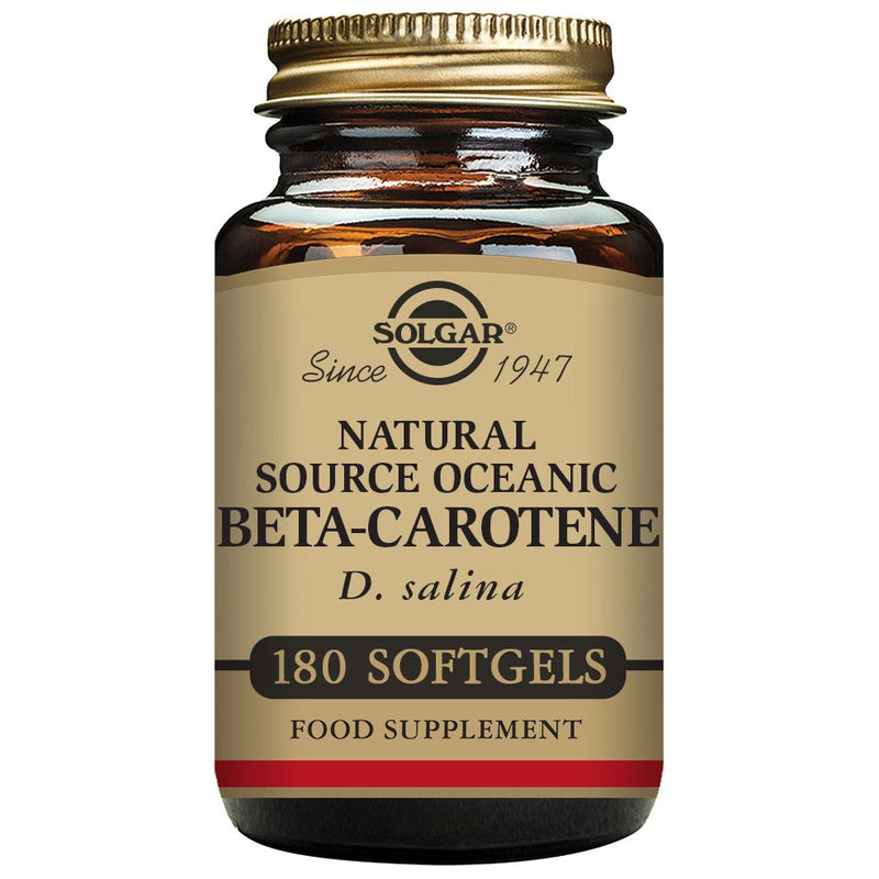 Solgar Natural Source Oceanic Beta Carotene 180 Softgels