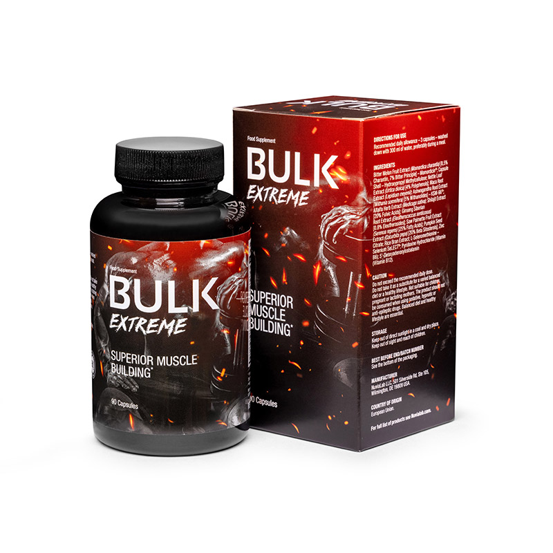 Bulk Extreme Superior Muscle Building Formula 90 Capsules