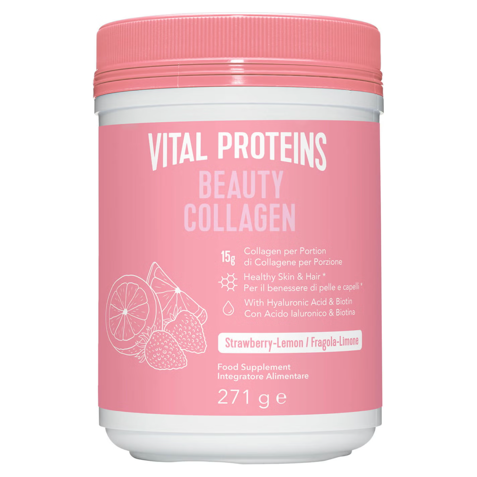 Vital Proteins Beauty Collagen Strawberry & Lemon 271g