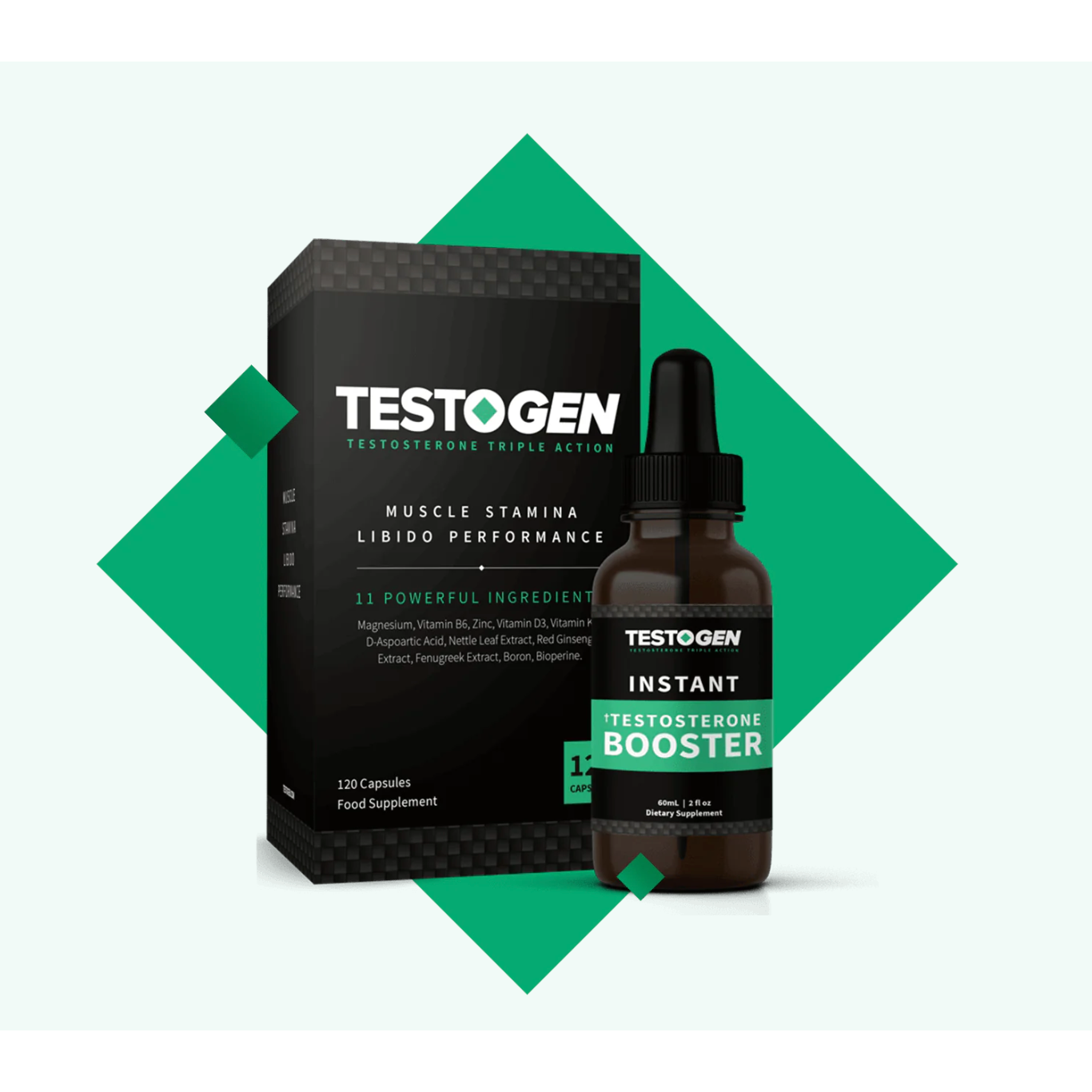 Testogen Instant Liquid Testosterone Booster 60ml