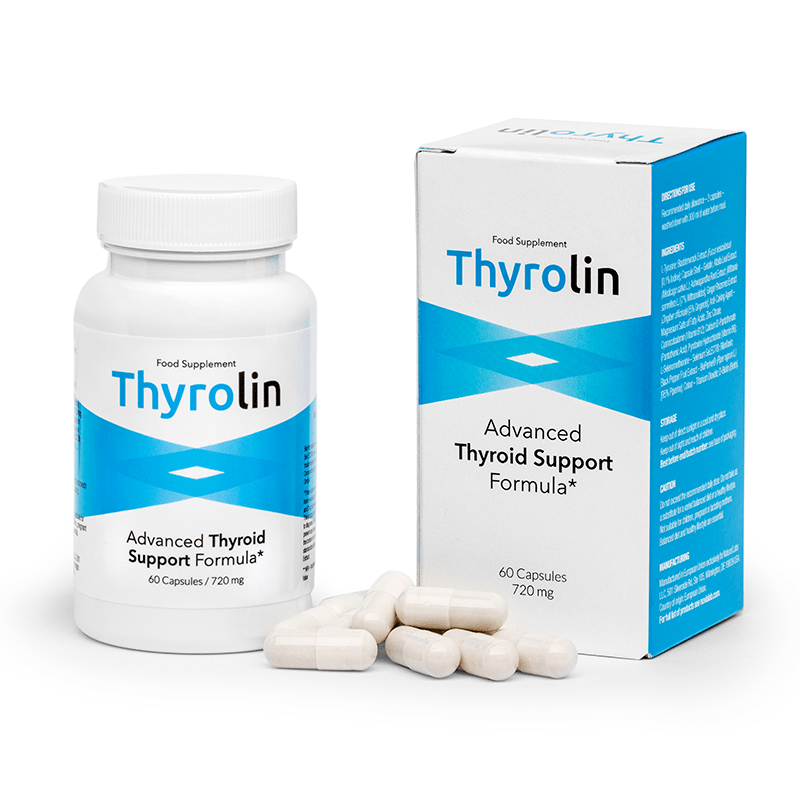 Thyrolin Advanced Thyroid Support Formula 60 Capsules