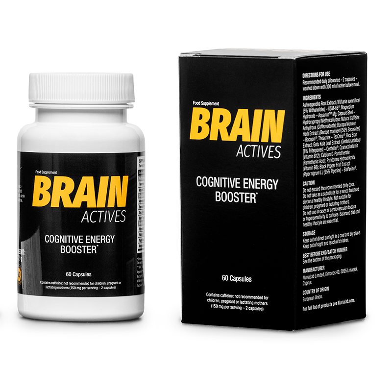 Brain Actives Cognitive Brain Booster 60 Capsules