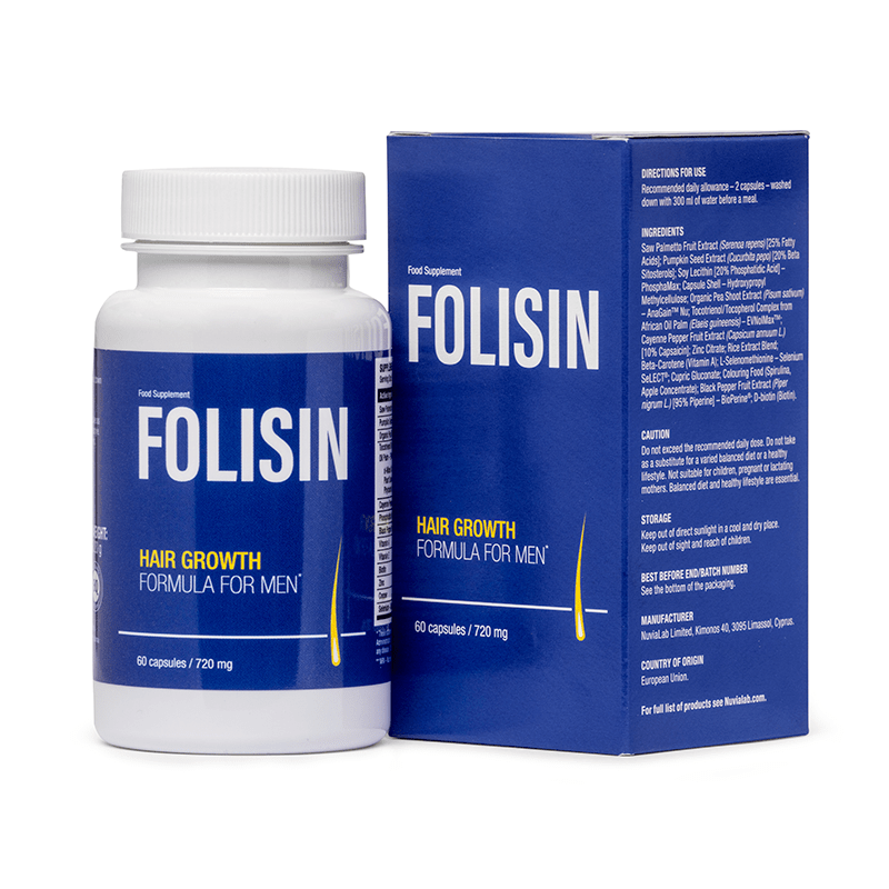 Folisin Hair Growth Formula 60 Capsules