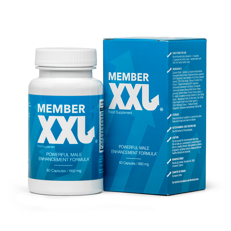 Member XXL Powerful Male Enhancement Formula 60 Capsules