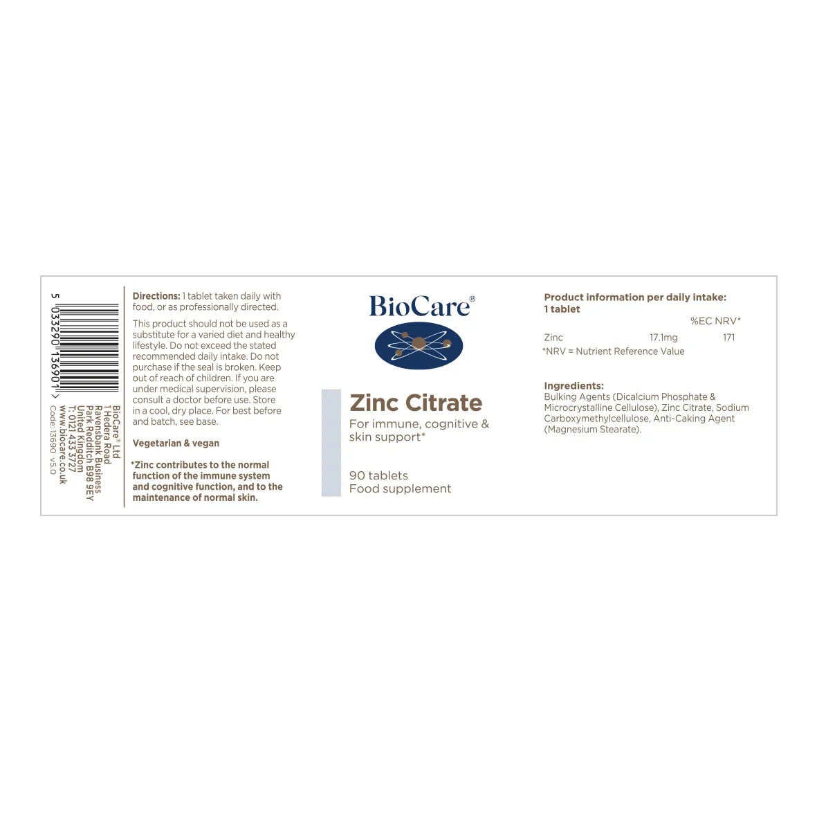 Biocare Zinc Citrate