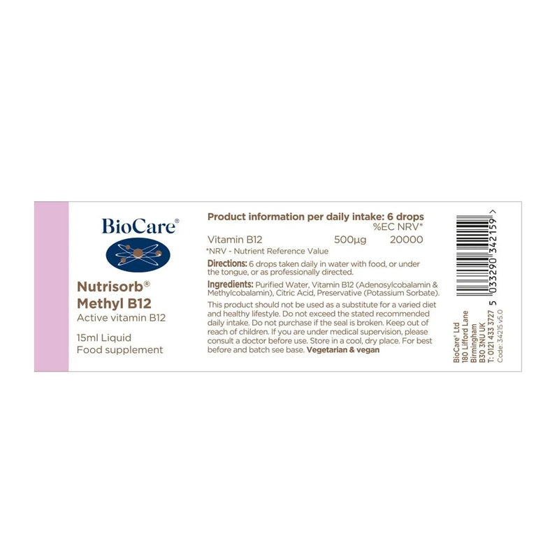 Biocare Nutrisorb® Methyl B12 15ml