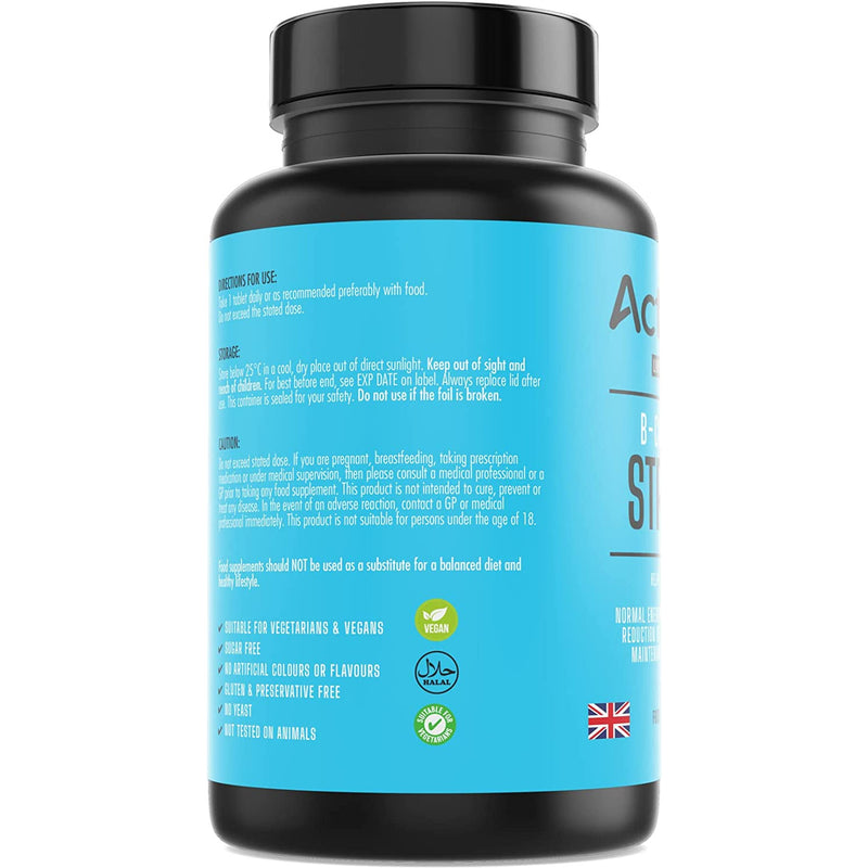 ActiB-Co B-Complex Strong 30 Tablets B Vitamins Vegan & Vegetarian Immune System Support