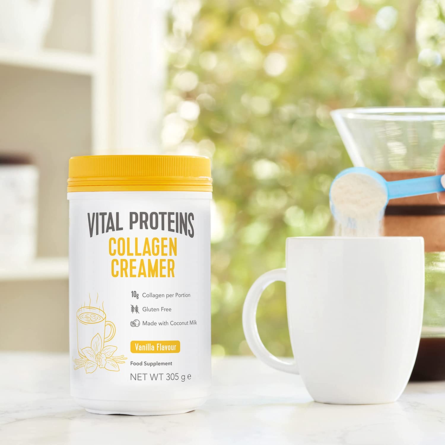 Vital Proteins Coffee Creamer Vanilla Flavour 305g Long Expiry