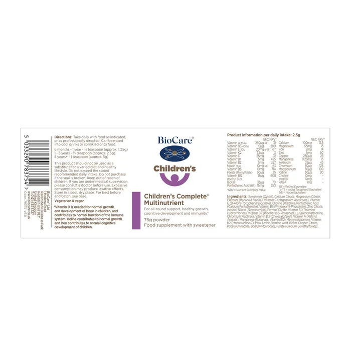 Children's Complete Multinutrient