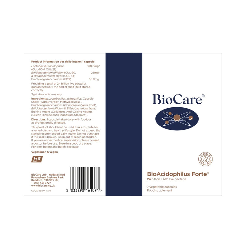 Biocare BioAcidophilus Forte 7 Caps