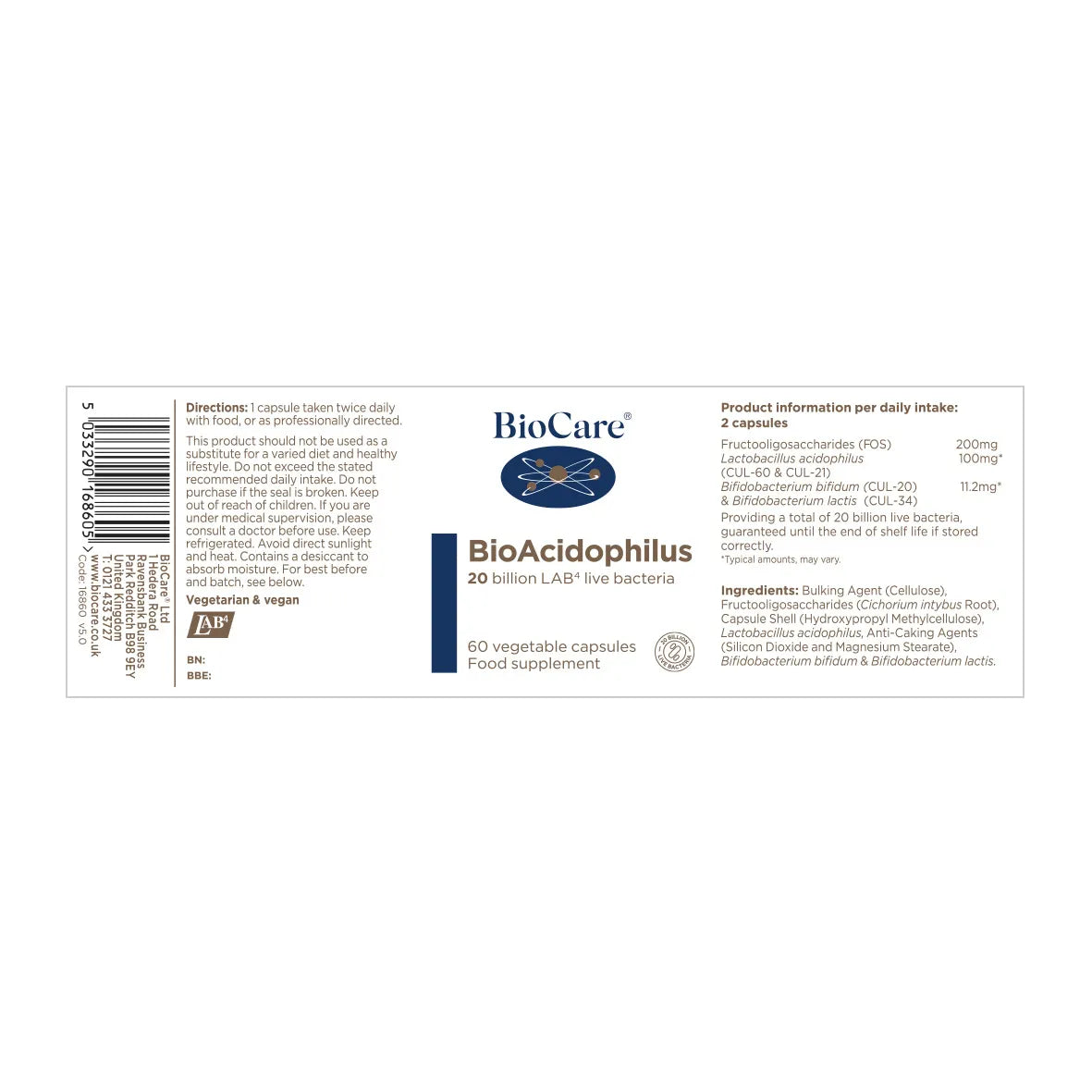 Biocare BioAcidophilus