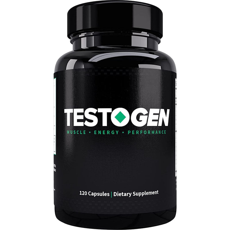 Testogen Muscle,Energy, Performance Male Vitality Supplement 120 Capsules